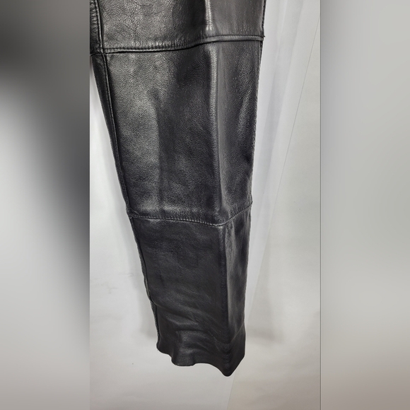 Vintage Harley-Davidson Leather Chaps Pants #569 Size L - Picture 9 of 16